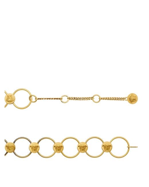 Versace White Brass Belt