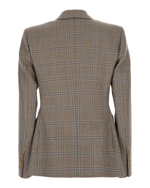 Blazé Milano Brown Jacket Saona Wool Virgin Blazers