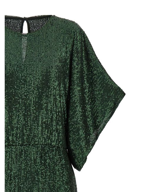 Norma Kamali Green Reverse Obie Dresses