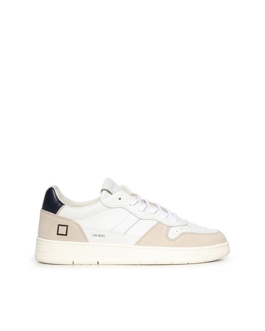 Date Natural Sneakers Cowskin for men