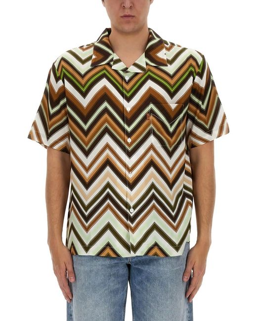 Missoni Multicolor Bowling Shirt for men