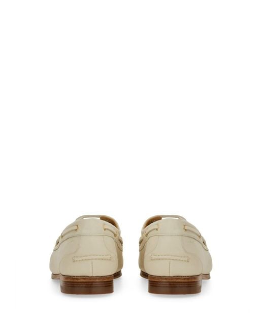 Bally Natural Moccasin Pathy Lining: Sheep Loafers