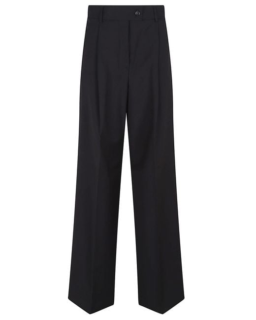 Sportmax Blue Pantalone Lungo Vela