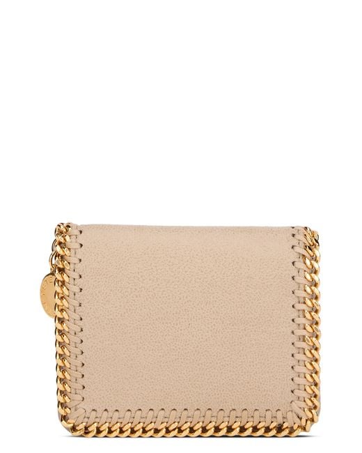 Stella McCartney Brown Wallet Falabella Polyester & Purses