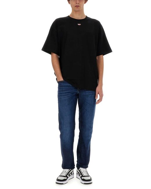 DIESEL Black T-Shirt "T-Boxt-D" for men