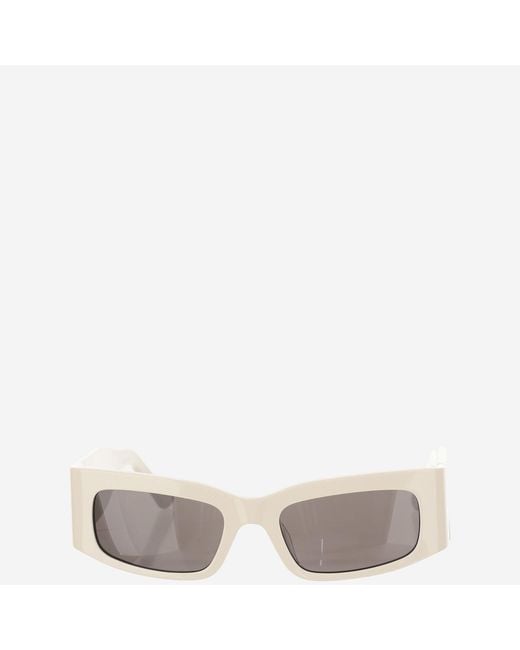 Balenciaga Gray Logo Sunglasses Acetate for men