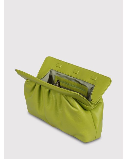 Essentiel Antwerp Green Folsom Clutch Bag