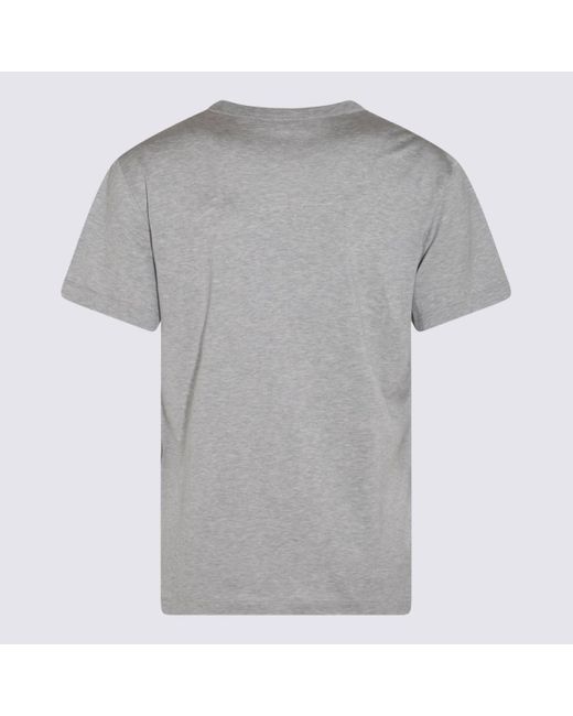 Emilio Pucci Gray Cotton T-Shirt