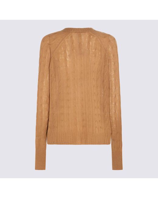 Etro Brown Cashmere Knitted Cardigan
