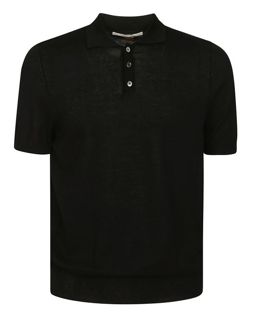 hindustrie Black Polo Coton for men
