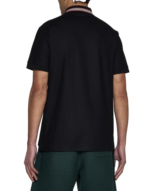 Burberry Black T-shirts And Polos for men
