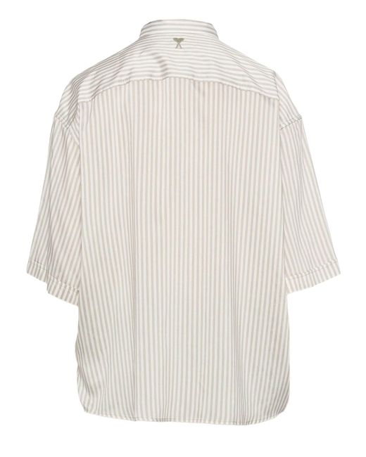 AMI White Ami Shirts for men