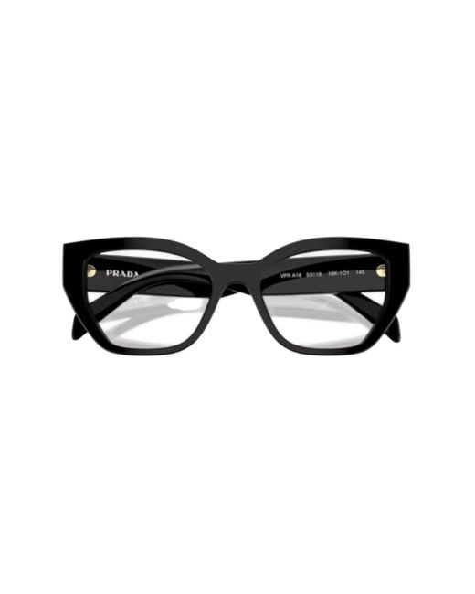 Prada Black Prada Vpr A16 Sunglasses for men