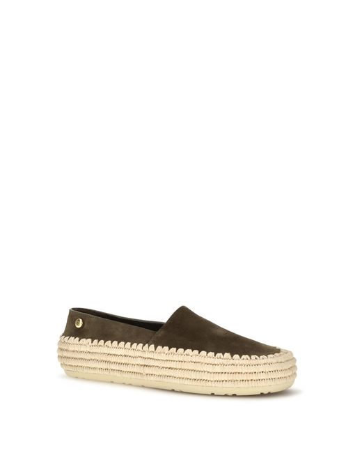 Loewe White Espadrilles Rio Suede Raffia Upper Loafers