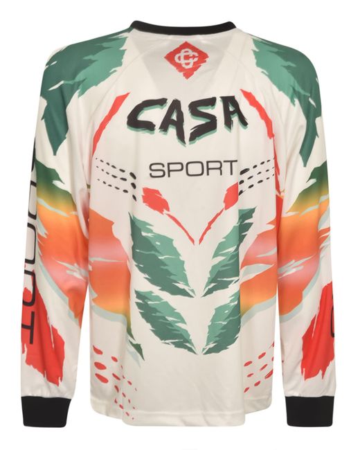 Casablancabrand Multicolor Sport Sweatshirt for men