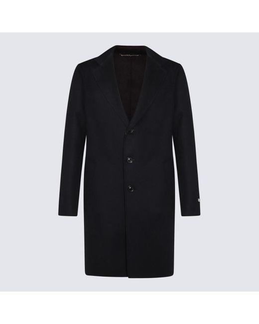 Canali Black Wool Casual Jacket for men