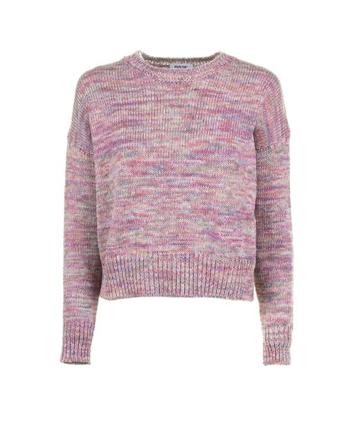 Base London Pink Crew-Neck Sweater
