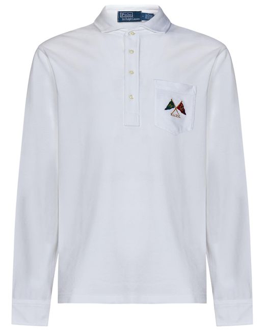 Polo Ralph Lauren White Polo Shirt for men