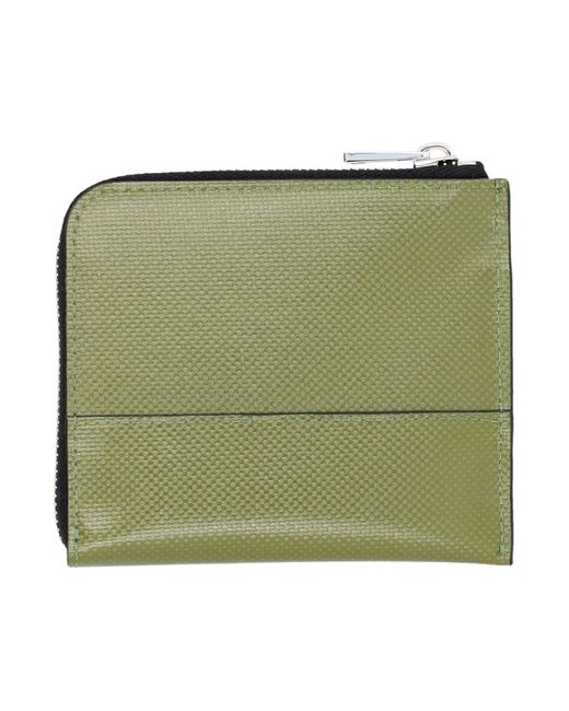 Marni Green Zip Wallet for men