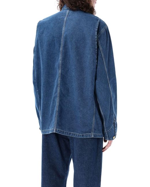 Carhartt Blue Og Chore Coat for men
