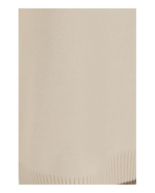Brunello Cucinelli White Cashmere Trousers Kashmir/Capra Hircus