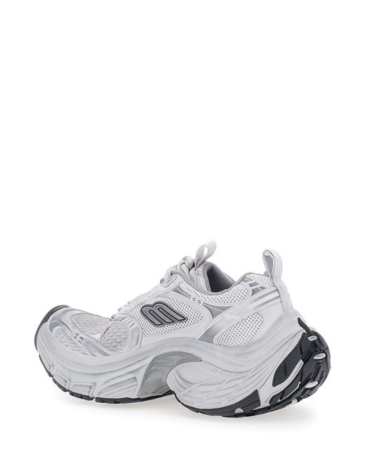 Balenciaga White Sneakers Leather Polyurethane Trainers for men