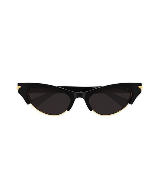 Bottega Veneta Black Sunglasses Acetate Eyewear
