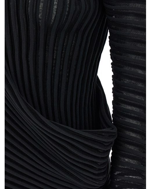 Issey Miyake Black Stream' Top