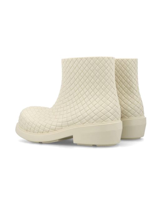 Bottega Veneta Natural Fireman Ankle Boot