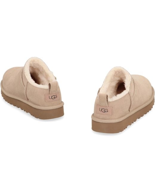 Ugg Brown Boots Classic Micro Cow Hide