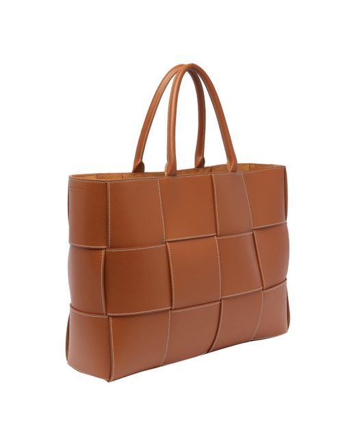 Bottega Veneta Brown Braided Tote Bag for men