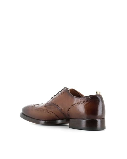 Officine Creative Brown Brogue Providence/006 for men