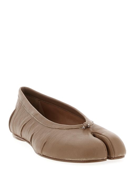 Maison Margiela Brown Tabi New Ballet Flats