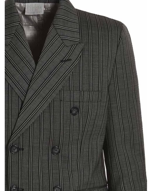 VTMNTS Black Blazer 'tonal Double Breasted Tailored' for men