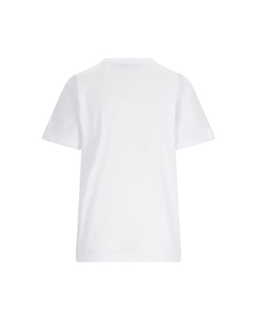 MSGM White Logo T-shirt