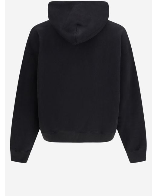 Off-White c/o Virgil Abloh Blue Hoodie Cotton Sweatshirts for men