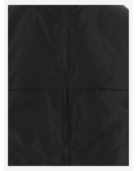 Aspesi Black Nylon Bomber Jacket