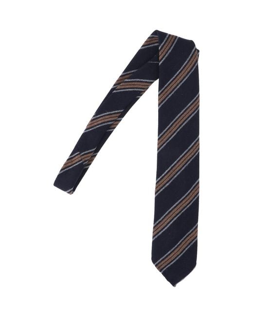 Cesare Attolini Blue Ties Wool for men