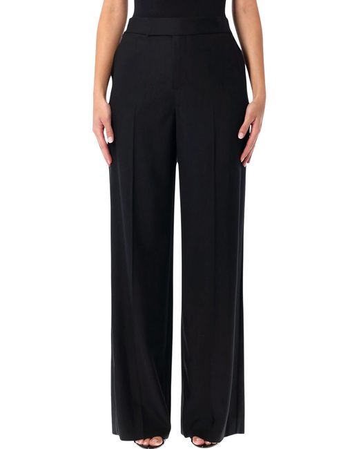 Ralph Lauren Black Barnet Wool Tuxedo Trousers