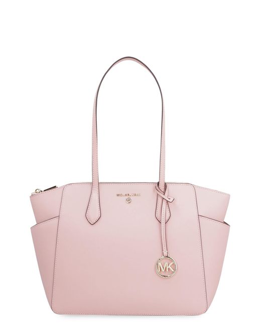 MICHAEL Michael Kors Pink Marilyn Leather Tote