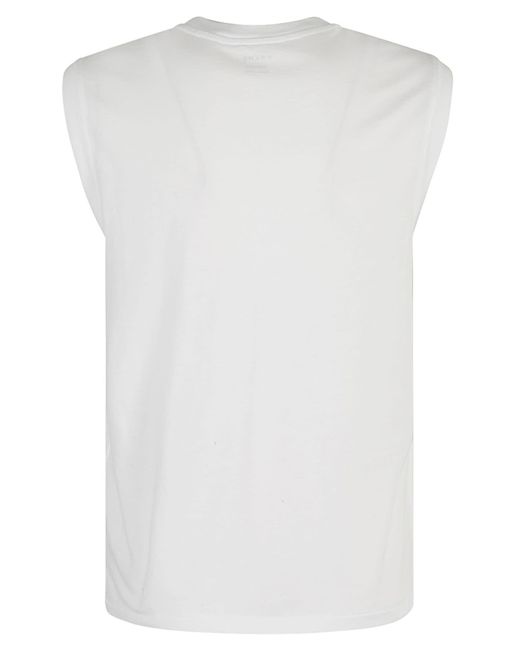 FRAME White Muscle Crew Tank