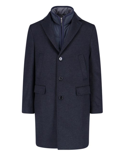 Fay Blue Double Coat for men