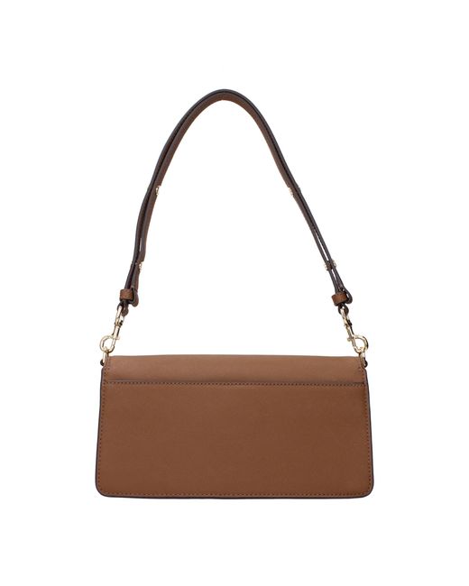 Tory Burch Brown Leather Shoulder Bag