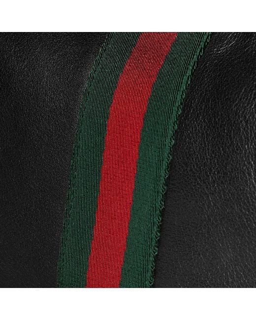 Gucci Black Shoulder Bag Lunetta Leather for men