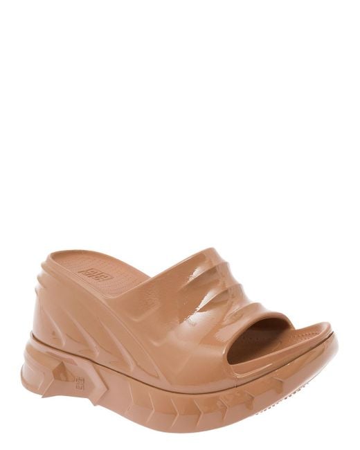 Givenchy Brown Clay Color 'Marshmallow' Wedge