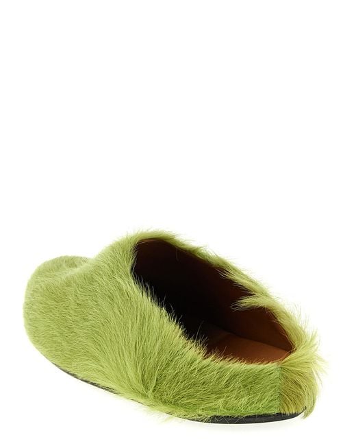 Marni Green 'Fussbett' Sabots for men