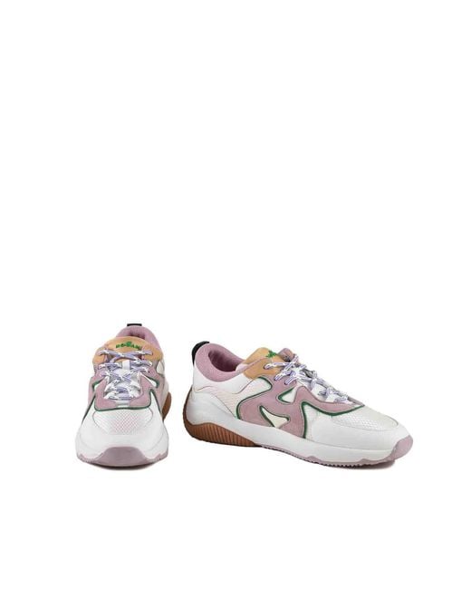 Hogan Bianco/rosa Antico Sneakers in White | Lyst