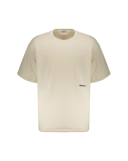 Ambush White Cotton Maxi T-Shirt for men