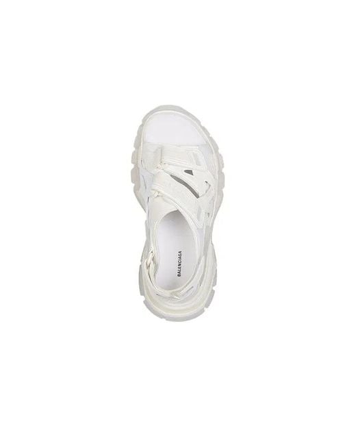 Balenciaga White Track Sandal
