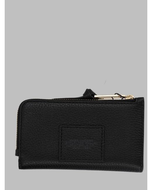 Marc Jacobs Black Wallet The Leather Slim Cow & Purses